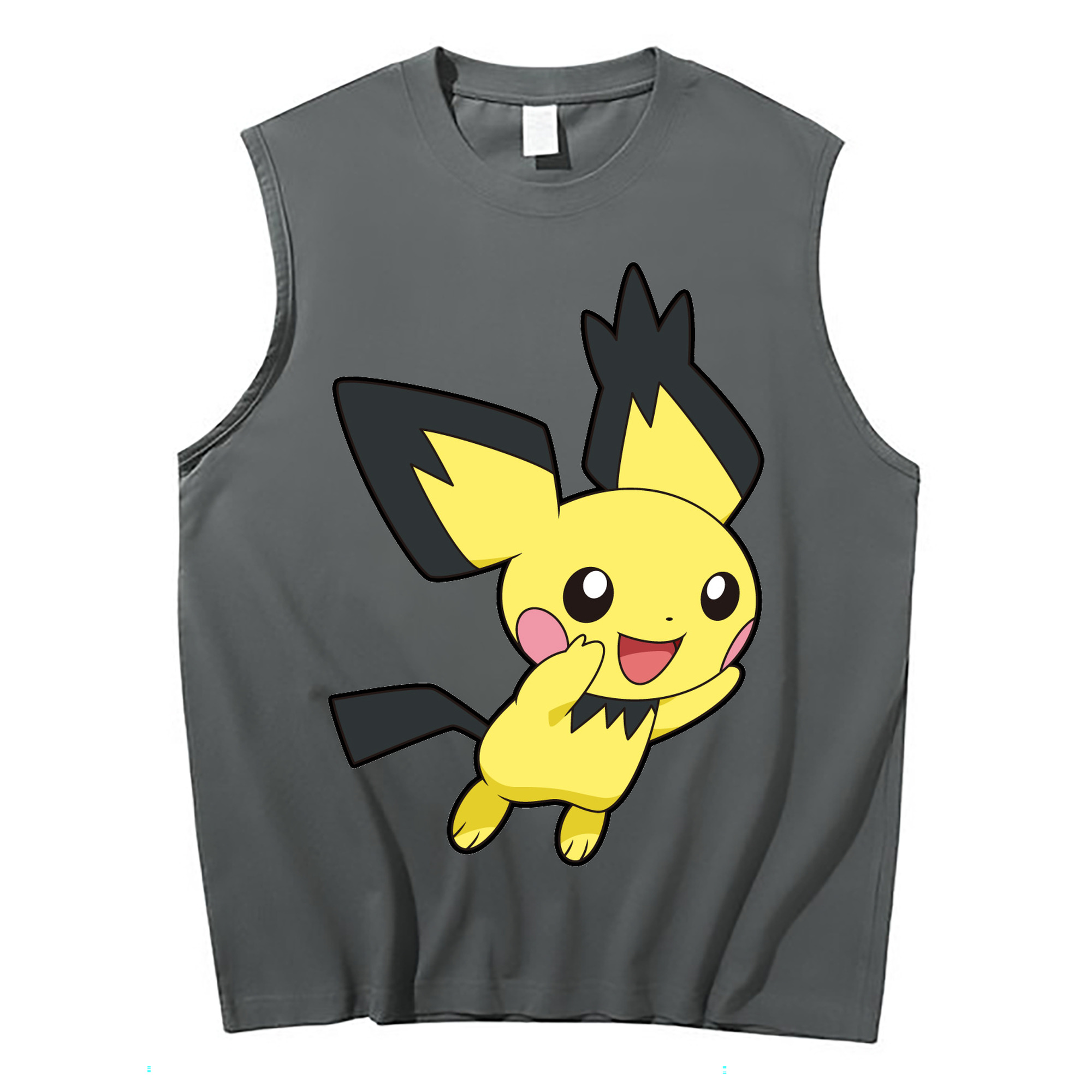（画像用） ポケットモンスター Pokémon コットン100％タンクトップ（フロントプリント）
